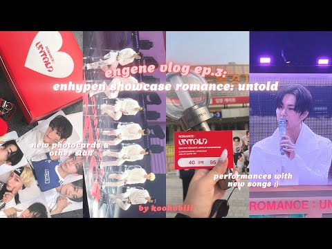 Видео: vlog ep.10: шоукейс enhypen ‘romance: untold’ + мой отзыв о камбэке!