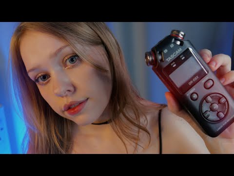 Видео: АСМР Тест tascam dr-05x много звуков рта и визуалок | ASMR dr-05x new mic test