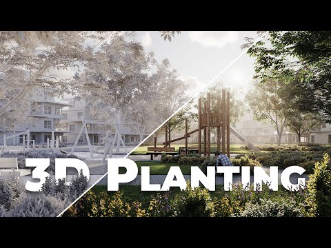 Видео: Самый простой способ разбросать растения в 3ds Max и Corona или V-Ray