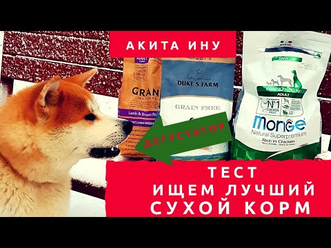 Видео: Тест и дегустация СУХОГО КОРМА для собак. Дегустирует собака :-) как ни странно!