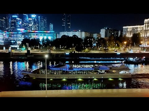 Видео: Москва-Река / Мост Богдана Хмельницкого / Ростовская набережная