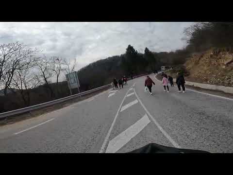 Видео: 3.03.2024 Габрово вр Шипка Казанлък вело проход 4К/bike pass