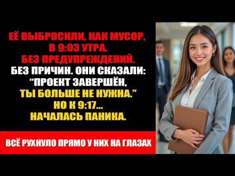 Видео: В 9:03 утра меня уволили, а в 9:17 их прототип на 450 миллионов уже принадлежал только мне.