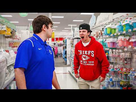 Видео: Крики в магазине — розыгрыш!