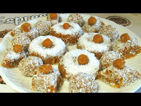 Видео: Турецкие сладости / Джезерье / Turkish sweets recipe / Cezerye / Sweet dessert with carrots and nuts