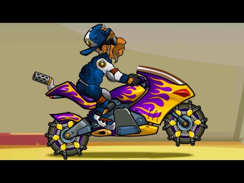 Видео: Супербайк Hill Climb Racing 2 #25 Кид Легенда. Случайно открыл все тачки. События на Машинки Кида