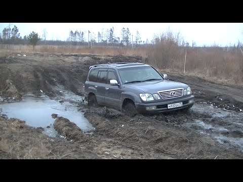 Видео: Lexus LX 470, Land Cruiser 100, Niva 3D и др. Off-Road, грязь, снег...