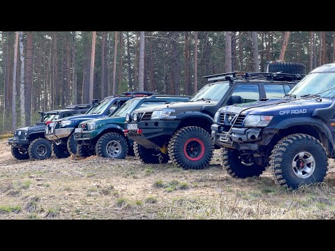 Видео: Сказал всем назад, а сам поехал вперёд! - Patrol мощь? Сдохла турбина - 4К Видео | Latvian Offroad