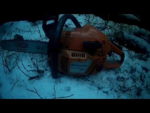 Видео: Бензопила Husqvarna 353 обзор и немного её работа
