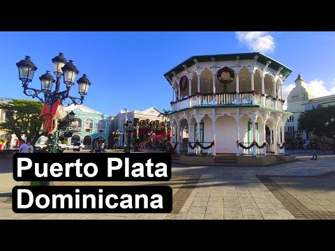 Видео: Пуэрто-Плата, Доминикана. Прогулка по старому городу, набережная, форт Сан-Фелипе, порт.