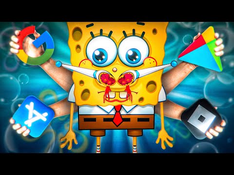 Видео: ОТБИТЫЕ ИГРЫ ПРО ГУБКУ БОБА