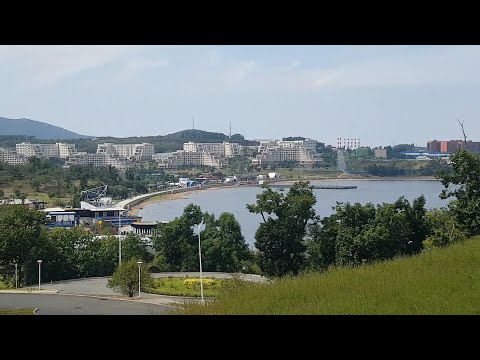 Видео: Владивосток Южная оконечность территории ДВФУ (Южные ворота)