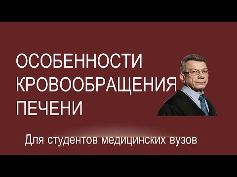 Видео: Особенности кровообращения печени