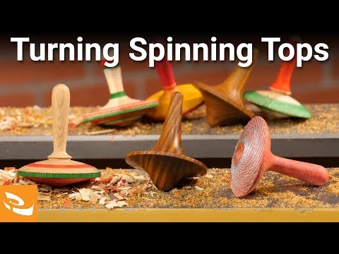 Видео: Как сделать спин-Топ игрушка с токарный станок