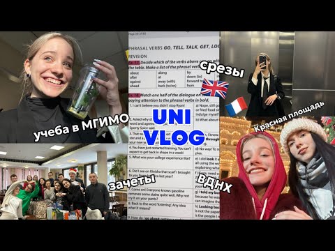Видео: студенческий влог ❣️ зачетная неделя & мгимошные мероприятия