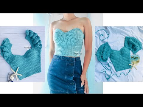 Видео: Урок по вязанию топа крючком Demiseiz