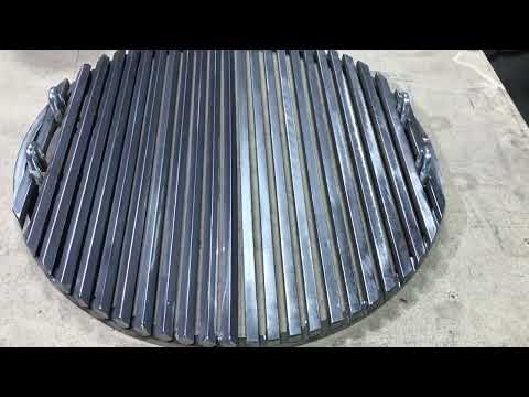 Видео: Решетка гриль из квадрата 10*10. Вечная штука