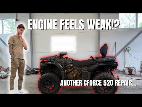 Видео: Потерял мощность CFMOTO CForce 520L? Давайте исправим это!