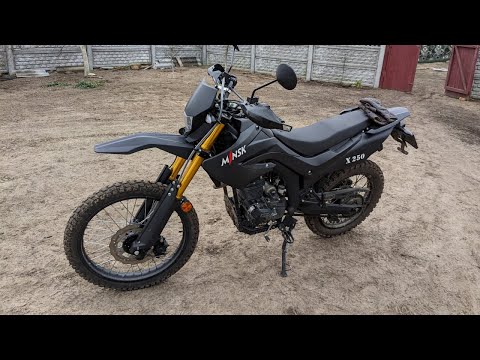 Видео: Агляд на новы MINSK X250 2022г. (пасля 1000км).