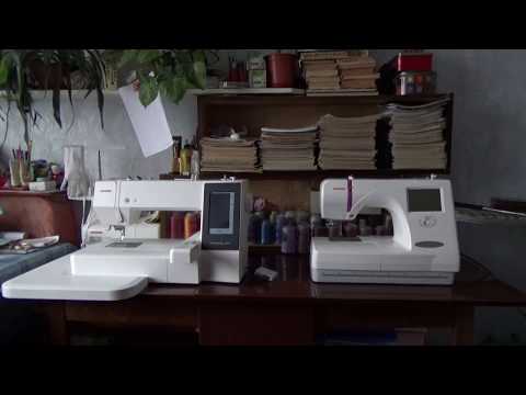 Видео: #746.Сравниваю Janome 500E и 350E,изучаю редактор  Janome ч.1