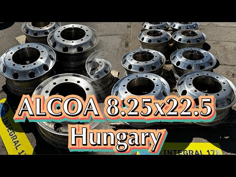 Видео: Кованые диски Alcoa Hungary 🇭🇺 8.25x22.5. Тягач ведущая, рулевая ось. ☎️89219930017