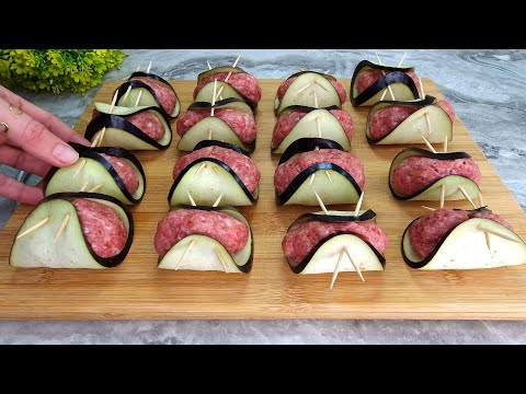 Видео: Это САМОЕ ВКУСНОЕ, что я когда либо ела из фарша! Всегда буду так готовить баклажаны, рецепт удивил.