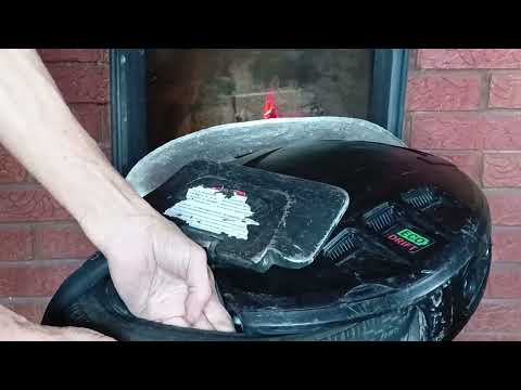 Видео: Ремонт камеры без разбора корпуса моноколеса. Пробная короткая езда.