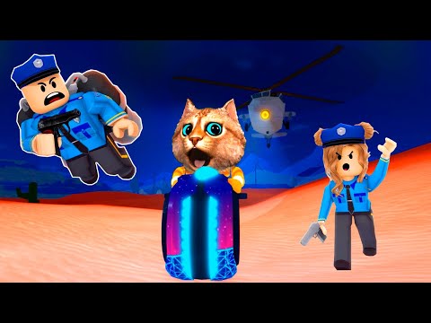 Видео: ЗЛОЙ ПОЛИЦЕЙСКИЙ В РОБЛОКС История про Побег из Тюрьмы Jailbreak Весёлый Кот