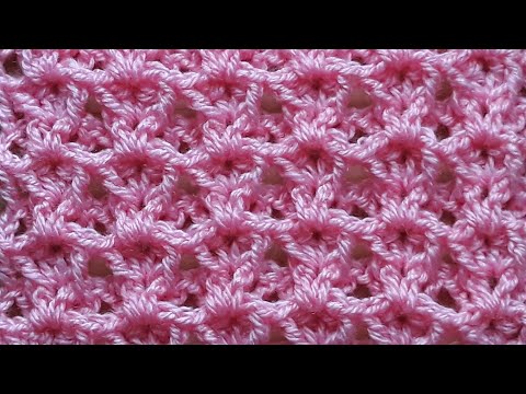 Видео: Красивый ажурный узор крючком для кардигана, жилета, шарфа.
