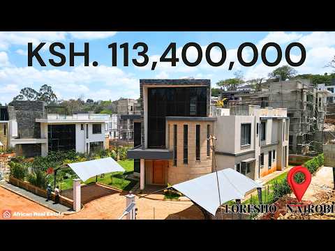 Видео: Дом мечты в Лорешо за 113,5 млн кенийских шиллингов! Вилла с 4 спальнями, бассейном и современной...