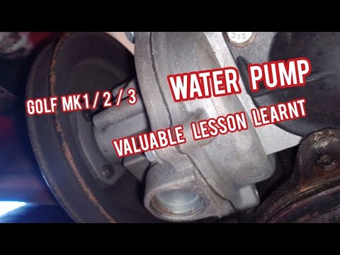 Видео: Golf Mk1: Водяной насос. Ценный урок #golfmk1 #golfmk2 #vwfox