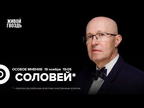 Видео: РФ и США договорятся по Украине? Война с НАТО. Трамп и файлы Эпштейна. Соловей*: Особое мнение