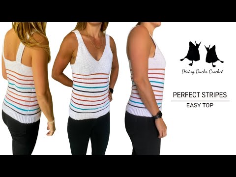 Видео: ЛУЧШИЙ Учебник по вязанию крючком с ИДЕАЛЬНЫМИ полоск...