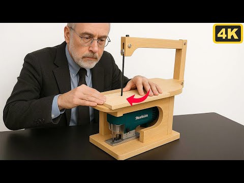 Видео: Секрет старого плотника — самодельный лобзик! УМНЫЕ СОВЕТЫ ПО РАБОТЕ С ДЕРЕВОМ
