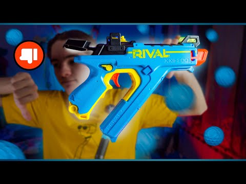 Видео: Самый меткий Нёрф бластер?! Nerf rival Vision,  шары Аккустрайк // Дизмон