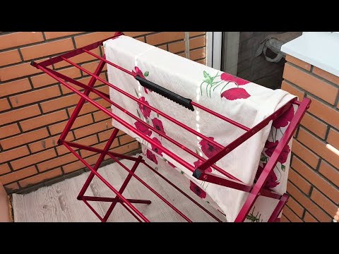 Видео: Влог. Вкусная молочная рисовая каша с курагой. Компактная и удобная сушилка для белья.