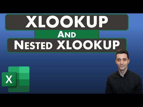 Видео: Советы по Excel — объяснение функций XLOOKUP и вложенного XLOOKUP