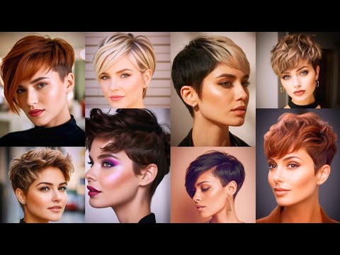 Видео: ❤💯108 новых идей коротких стрижек для женщин | Фотоидеи коротких стрижек и причесок пикси🔥