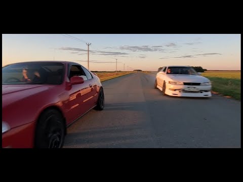Видео: Mark 1 jz-gte r154, против Honda. Встретили Euro R