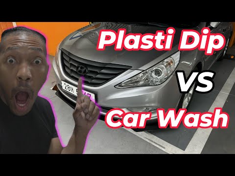 Видео: Plasti Dip против автомойки | Можно ли мыть матово-черный Plasti Dip?