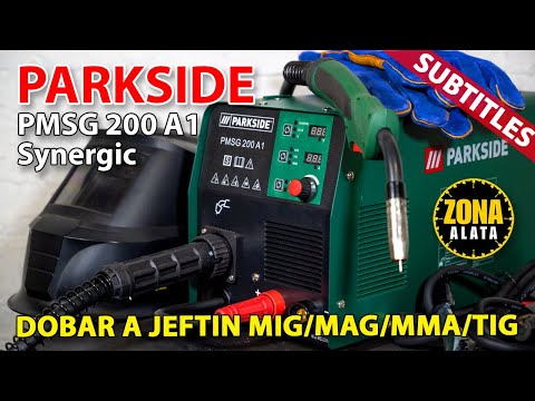 Видео: Сварочный аппарат Parkside PMSG 200 A1 CO2 от Lidl — Synergic — Как использовать MIG/MAG