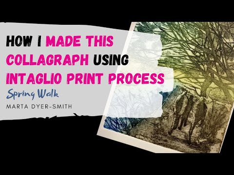 Видео: Suffolk Walk — процесс глубокой печати Collagraph
