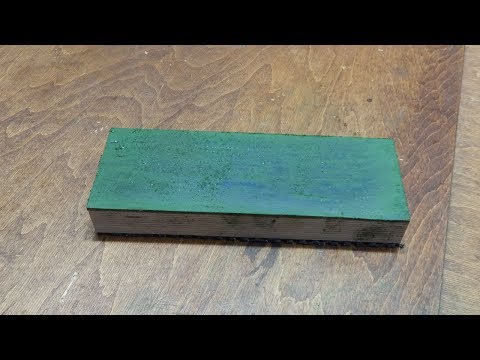 Видео: Брусок с кожей для правки инструмента