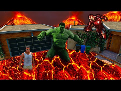 Видео: ҚАЛАНЫ ЛАВА ЦУНАМИ БАСТЫ (GTA V)