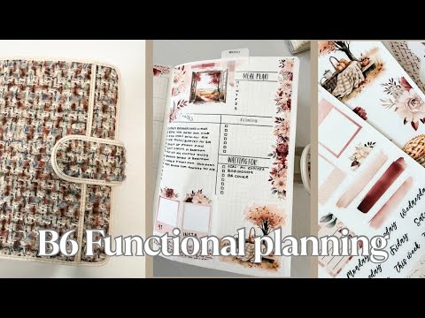 Видео: Чернила B6 Sterling вертикально-горизонтальные || еженедельный план со мной