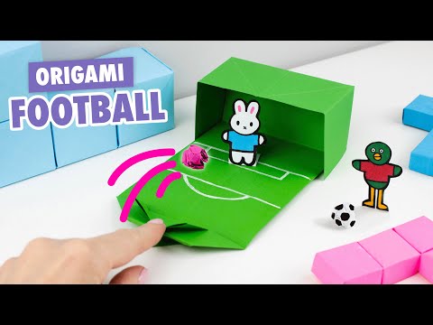 Видео: Оригами Футбол из бумаги | Игрушка из бумаги | Origami Paper Football