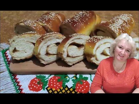 Видео: РУЛЕТ НА СМАЛЬЦЕ. Дрожжевая сладкая выпечка.
