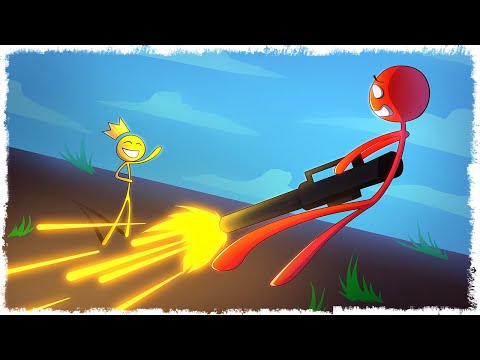 Видео: АХАХА!!! УЛЕТЕЛ КАК НЕУДАЧНИК!!! STICK FIGHT THE GAME!!!