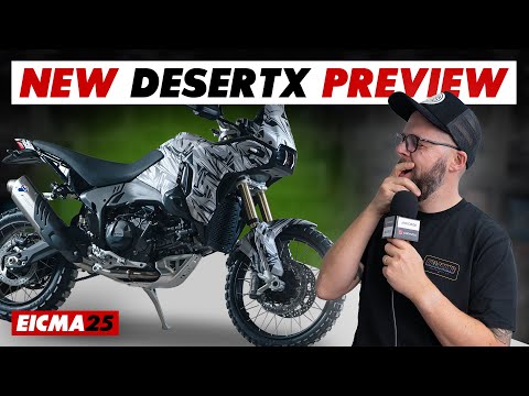 Видео: Новый Ducati DesertX V2 2026 года представлен на выставке EICMA: все, что нужно знать!