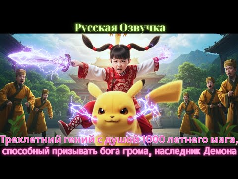Видео: Трехлетний гений с душой 1000 летнего мага, способный призывать бога грома, наследник Демона #дорама
